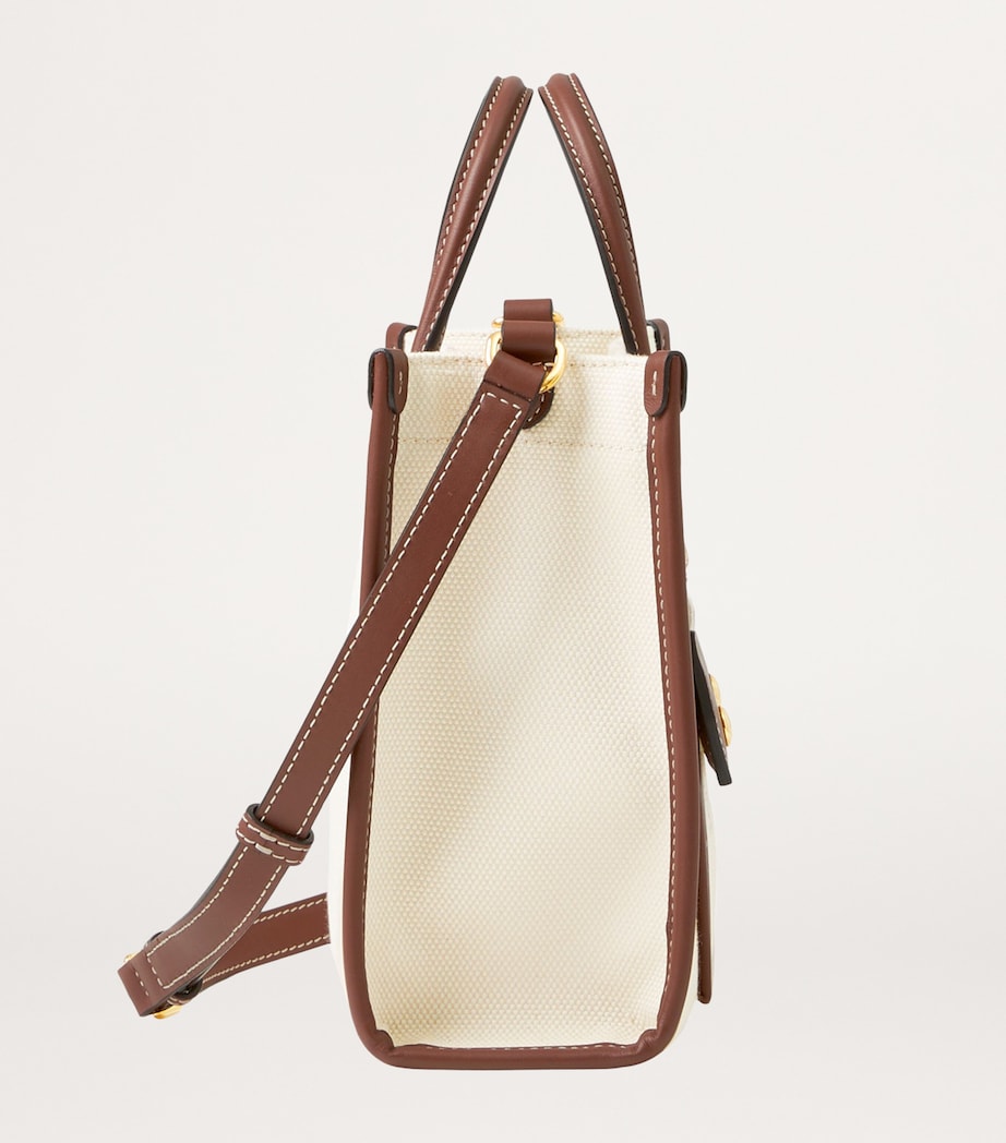 Mini Canvas Tote Bag NATURAL/TAN Image 2