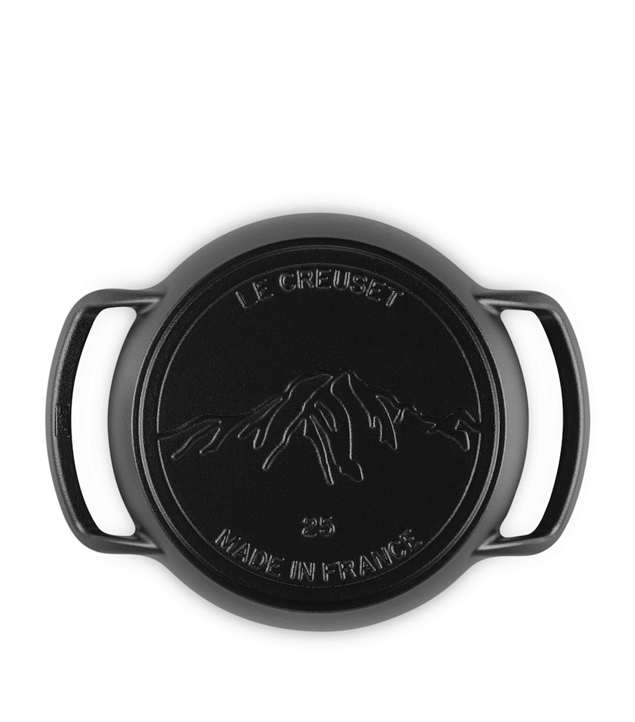 Cast Iron Outdoor Collection Round Skillet (25cm) SATIN BLACK Image 4