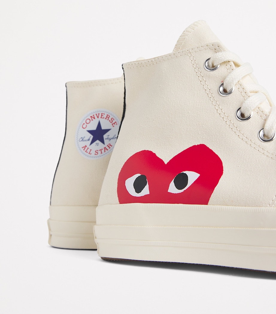 x Converse Heart Chuck Taylor All Star '70 High-Top Sneakers WHITE Image 7