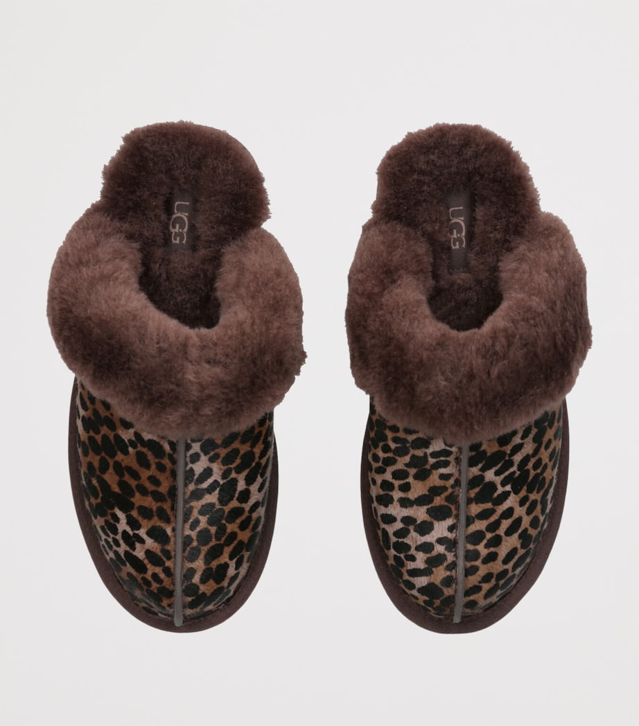 Pony Hair Scuffette Caspian Slippers BROWN/OTH Image 4
