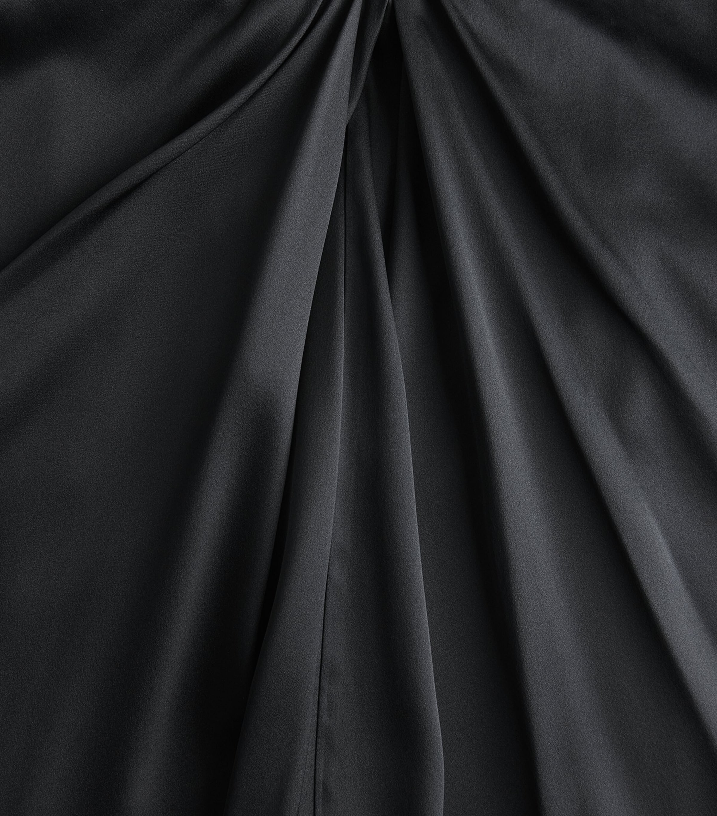 STAUD Womens Silk-Blend Sonoma Midi Skirt Blk Black Image 6