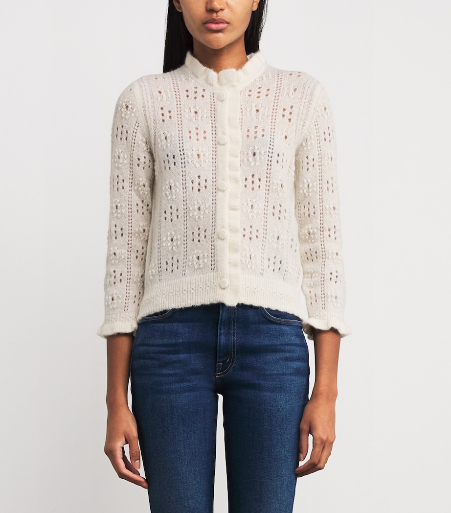 Alpaca-Blend Claudie Cardigan IVORY Image 3