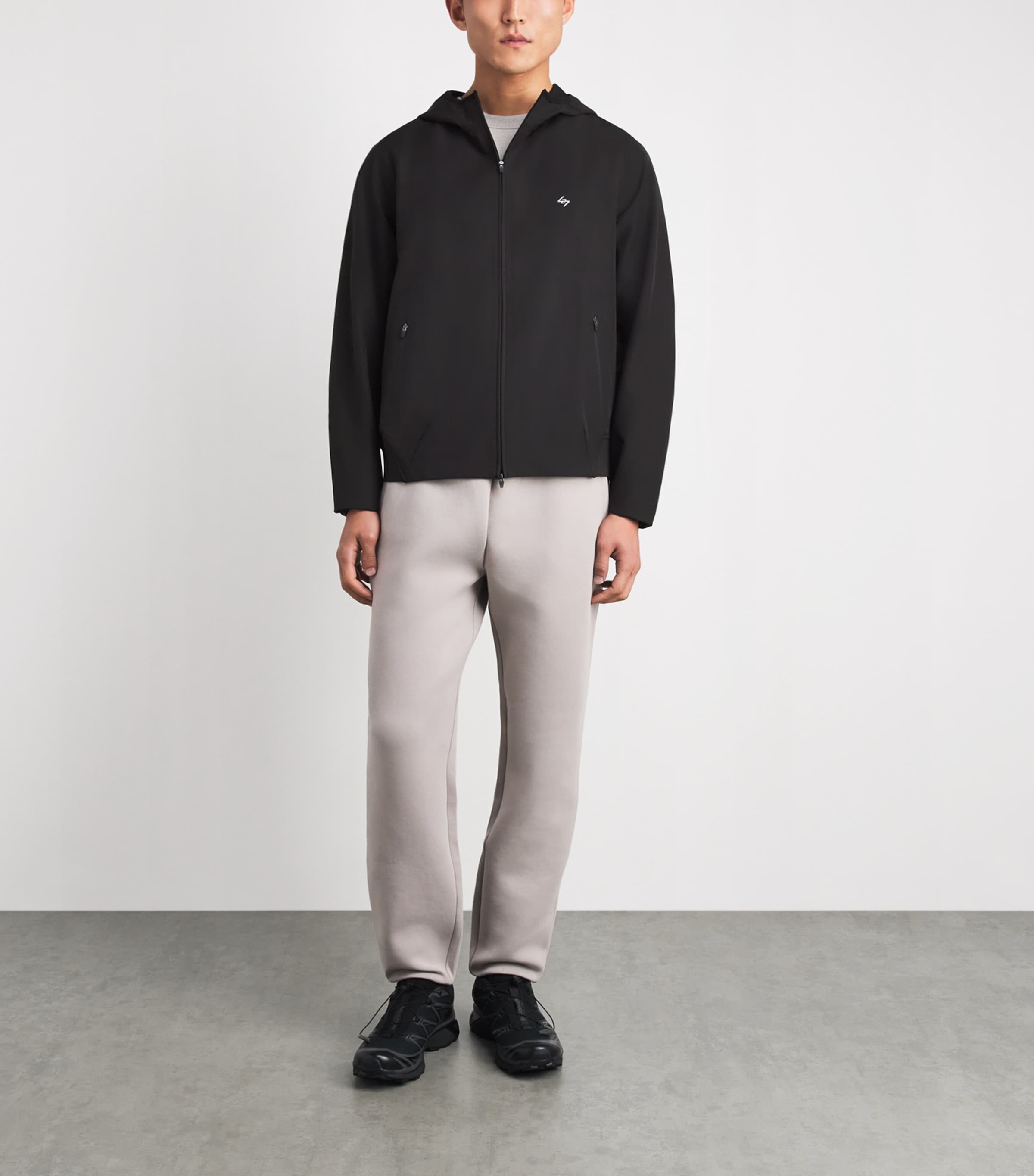Represent 247 Black 247 Hybrid Running Shell Jacket | Harrods UK