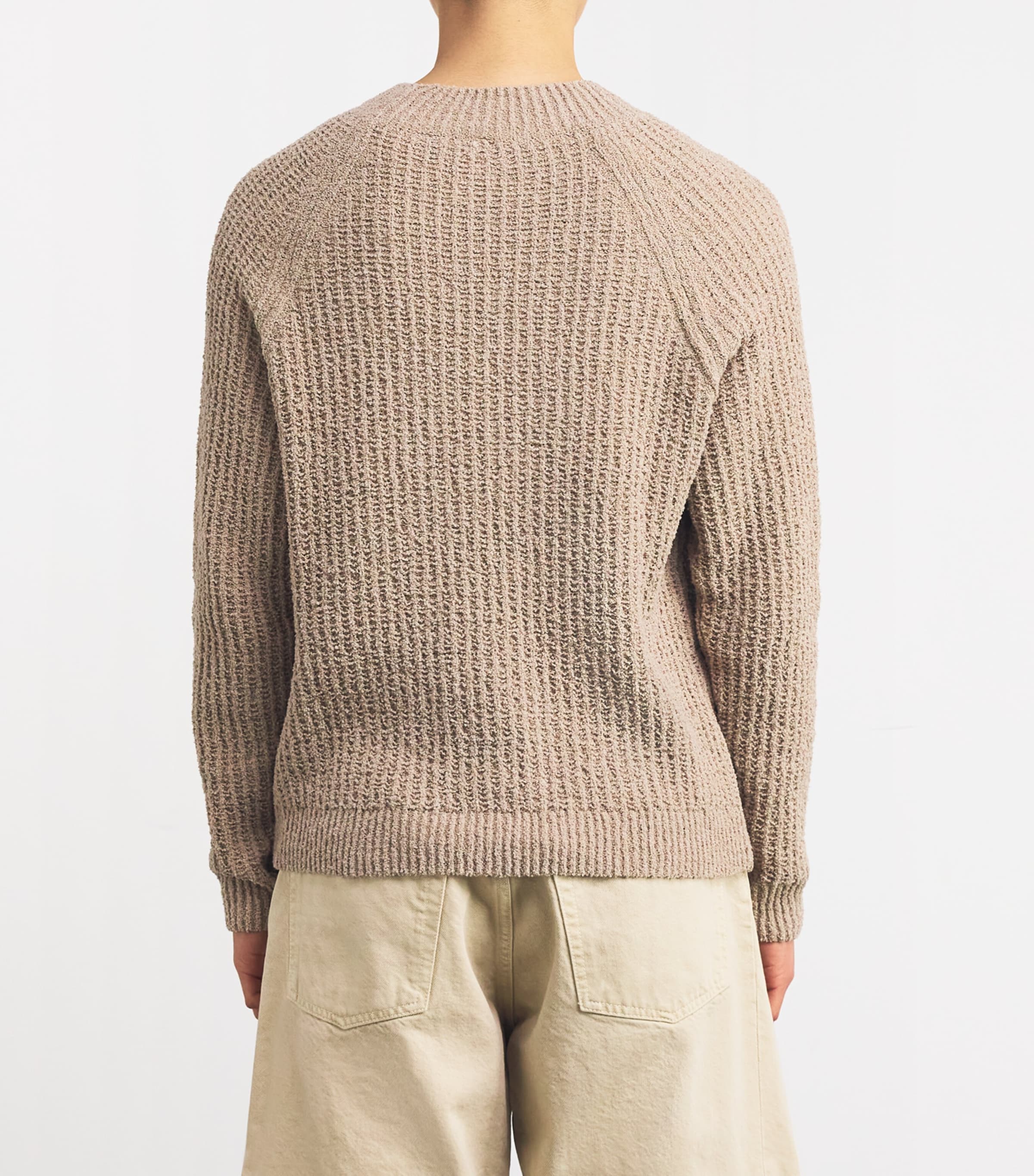 Sunflower Mens Organic Cotton-Blend Hendrix Sweater Beige Image 4