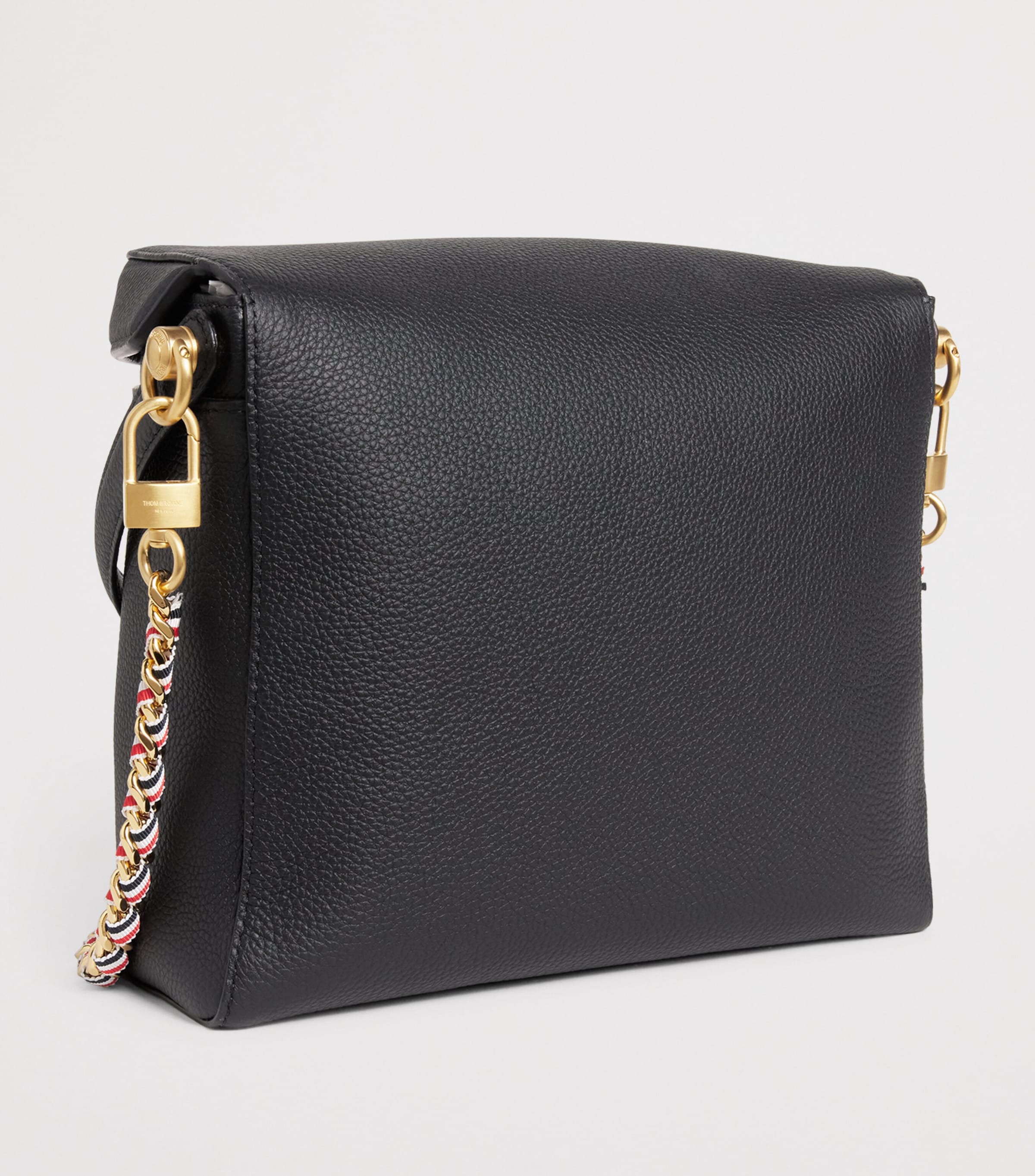 Pebble Leather Box Bag BLACK Image 3