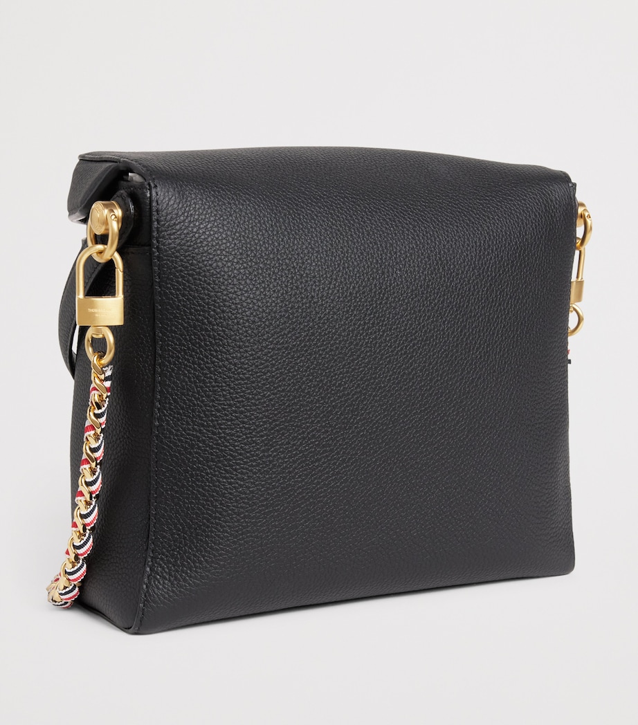 Pebble Leather Box Bag BLACK Image 3