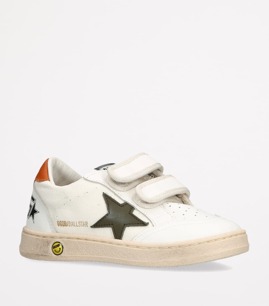 Leather Ball Star Sneakers WHITE/COMB Image 3