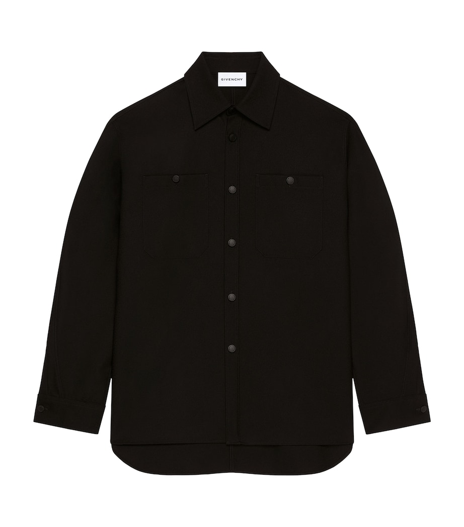 Cotton Shirt BLACK Image 1