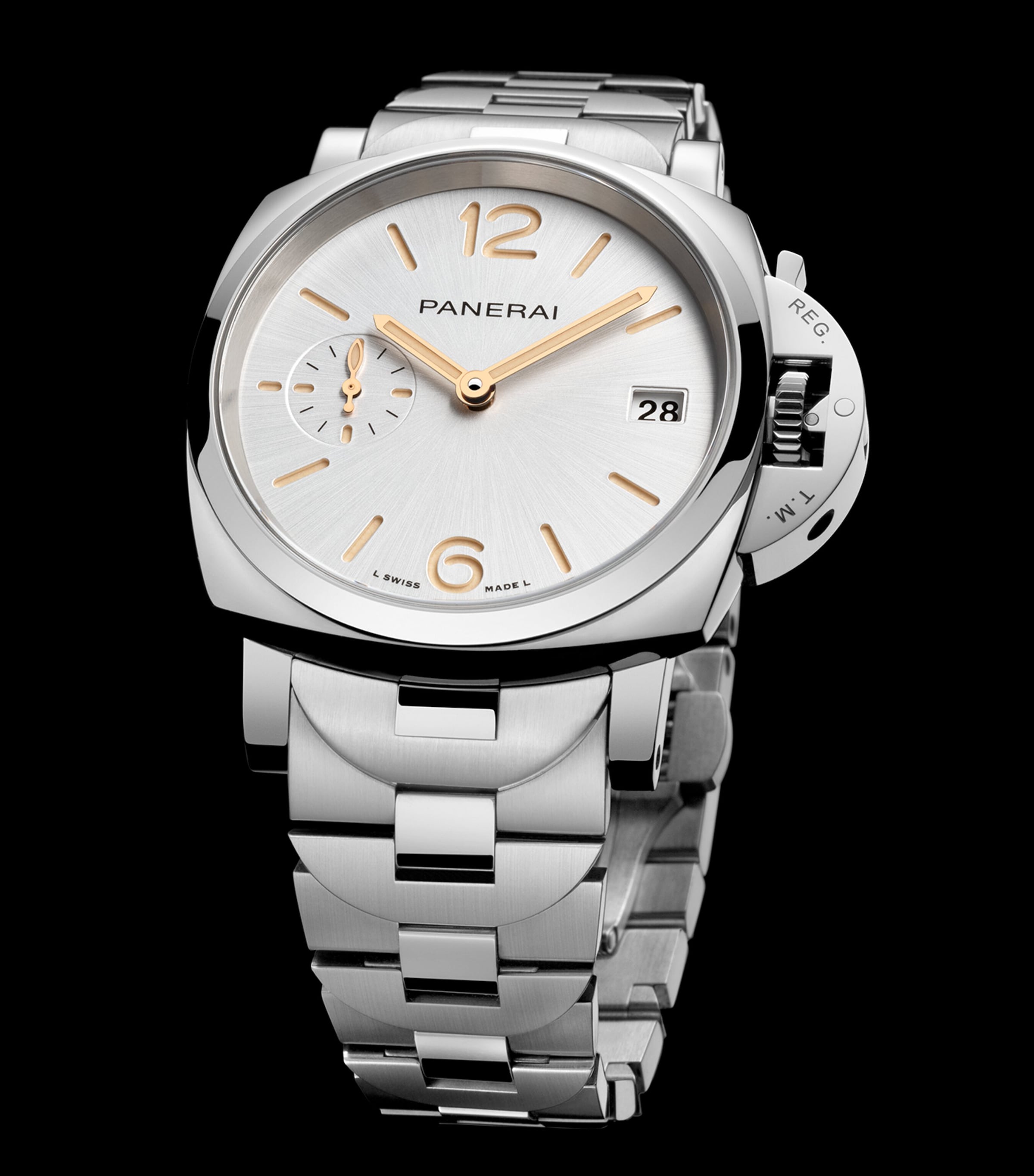 Stainless Steel Luminor Due Watch 38mm SILVER Image 3