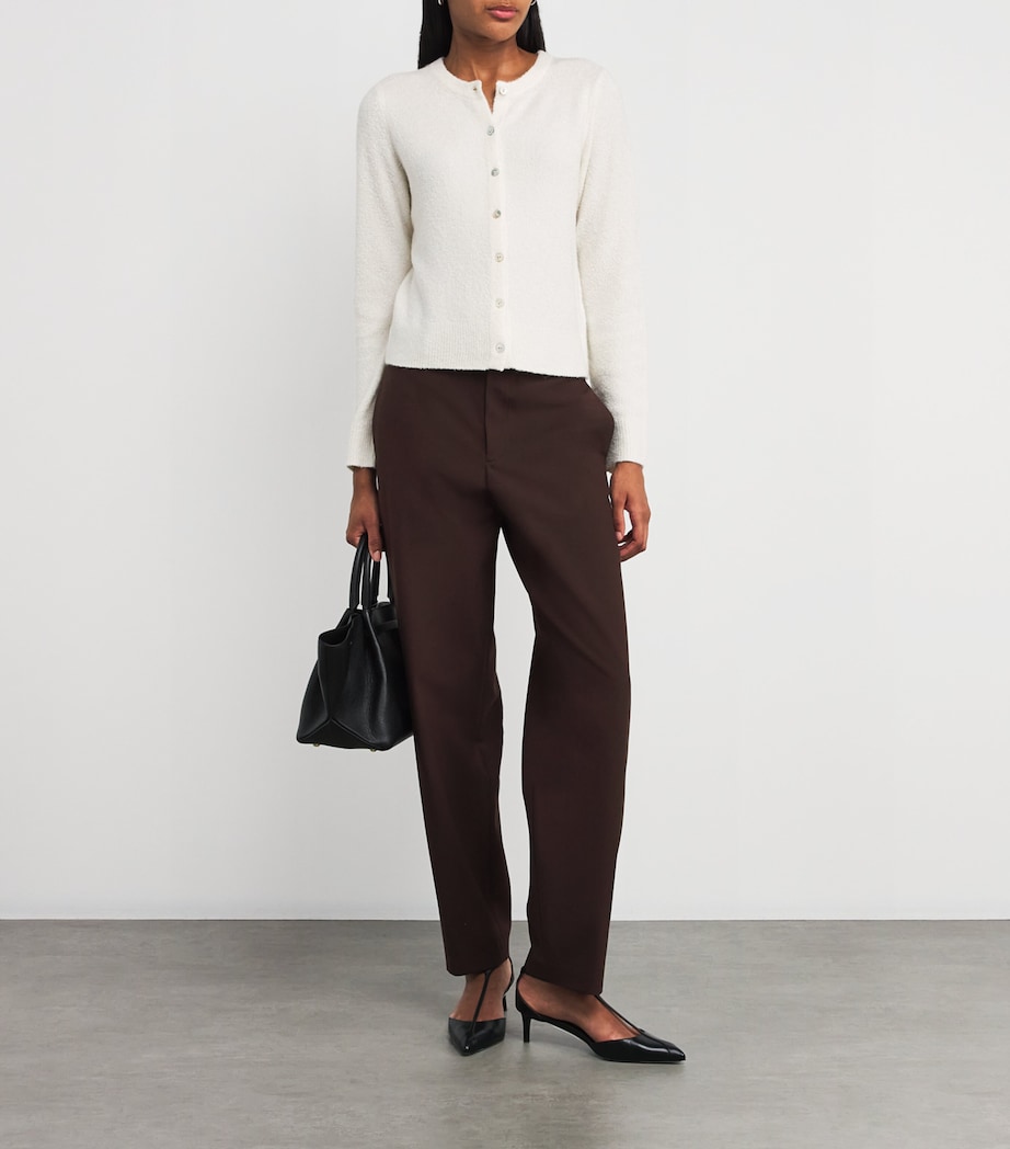 Soft Bouclé Cardigan 101OWH-OFF WHITE Image 2