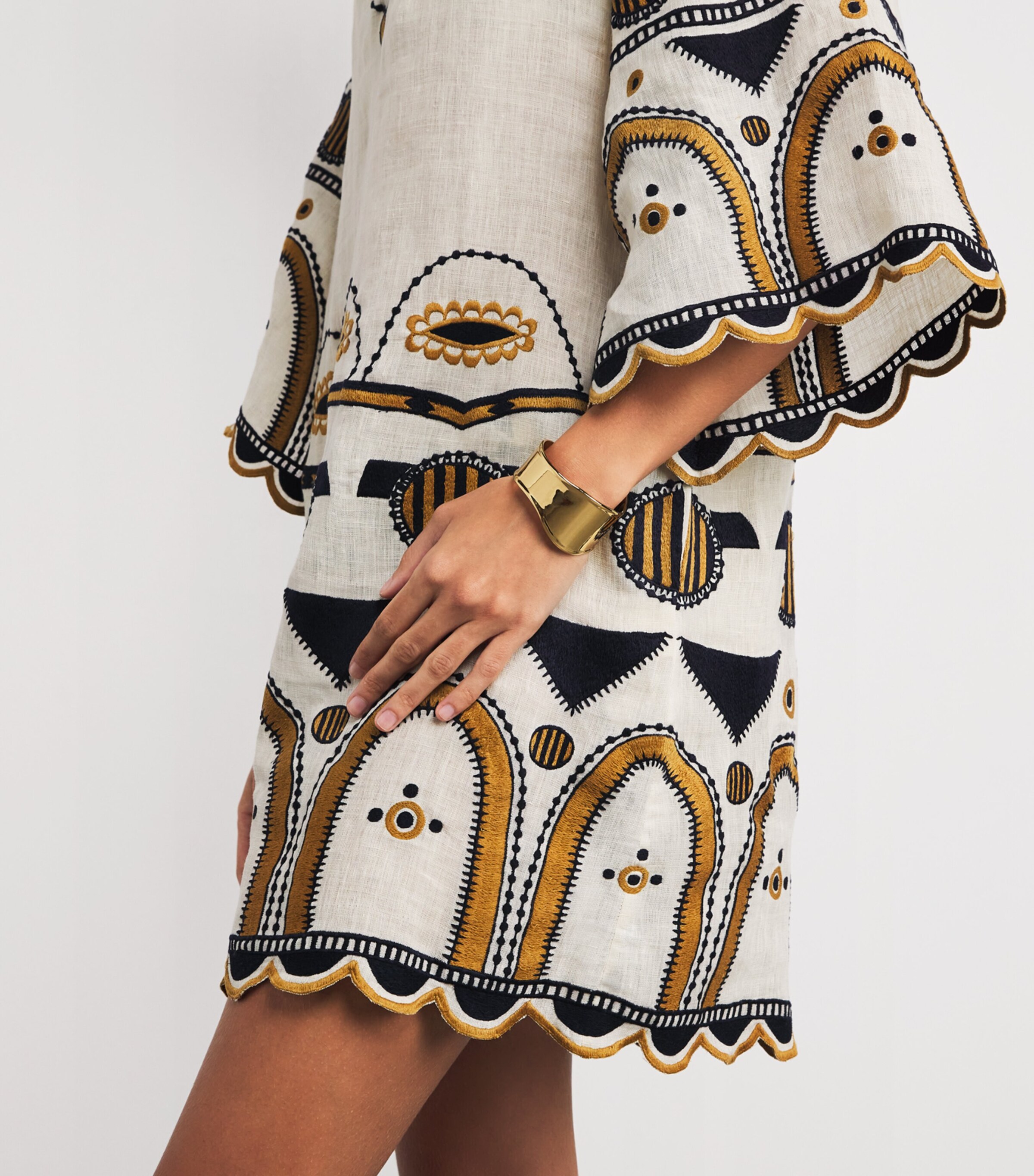 Linen Medallion Kaftan PERCALE Image 5