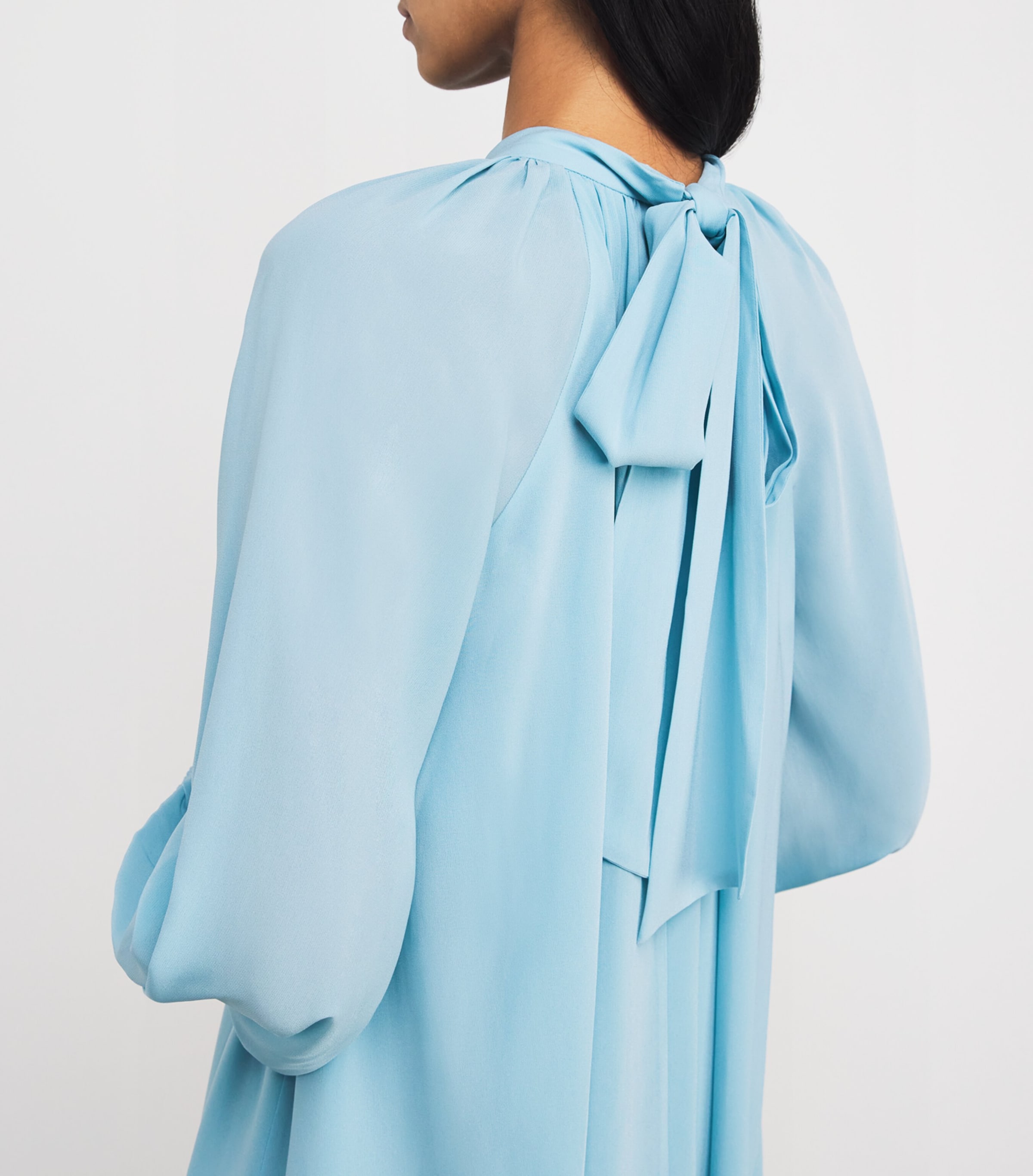 Taffeta Gracen Mini Dress MINERAL BLUE Image 4