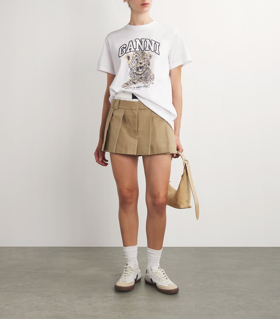 Cotton Leopard T-Shirt 943 LEOPARD Image 2