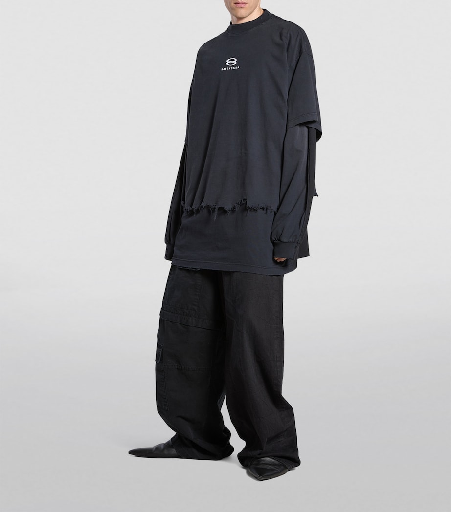 Distressed Unity Sports Icon T-Shirt 1569 Image 2