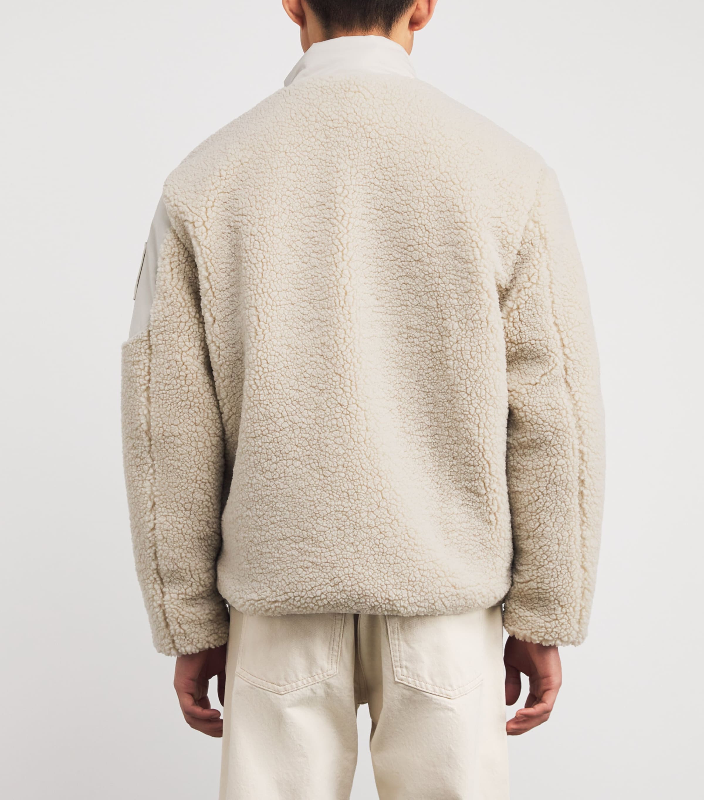 Fleece-Trim Jacket ALABASTER - 1705 Image 4