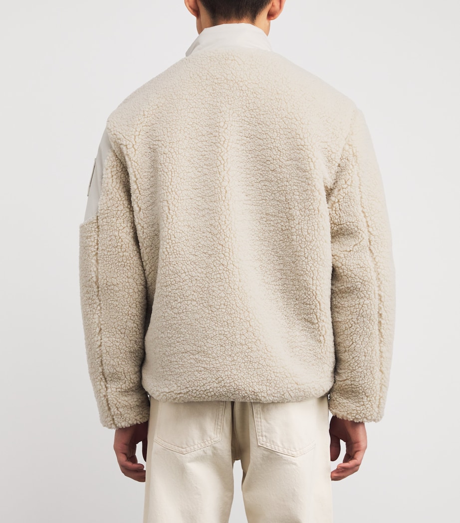 Fleece-Trim Jacket ALABASTER - 1705 Image 4