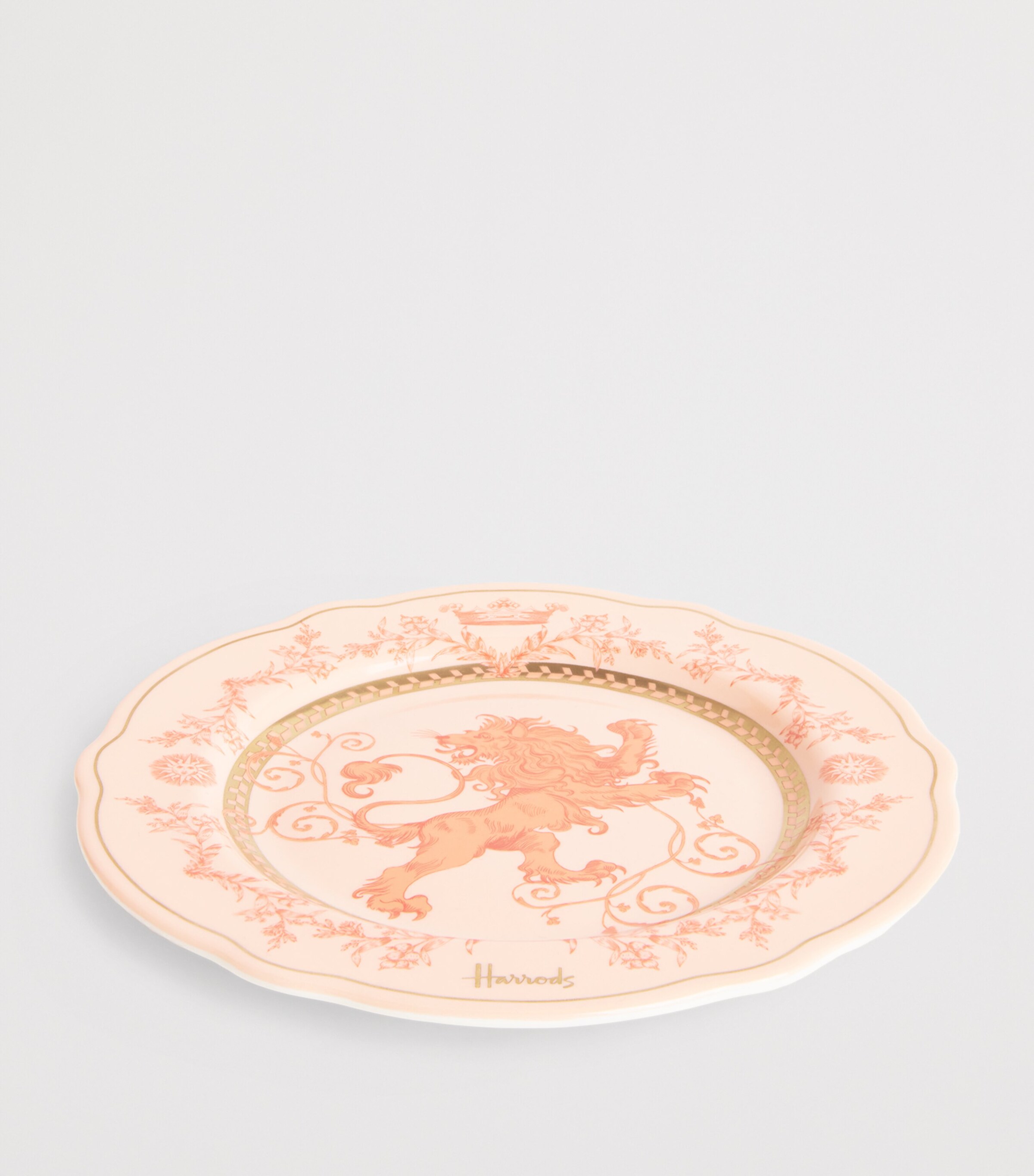 Fine China Menagerie Plate (20.5cm) ORANGE Image 2