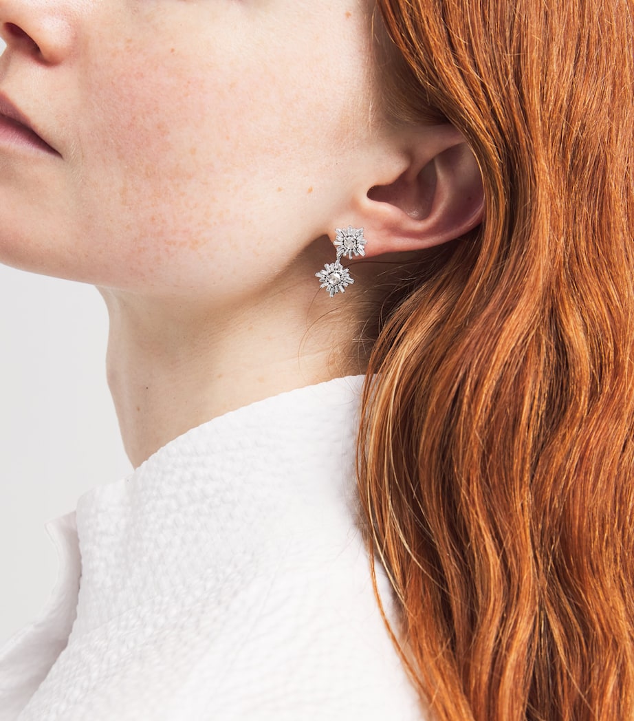 Suzanne Kalan White Gold and Diamond Doublet Earrings Wg/wd Image 2
