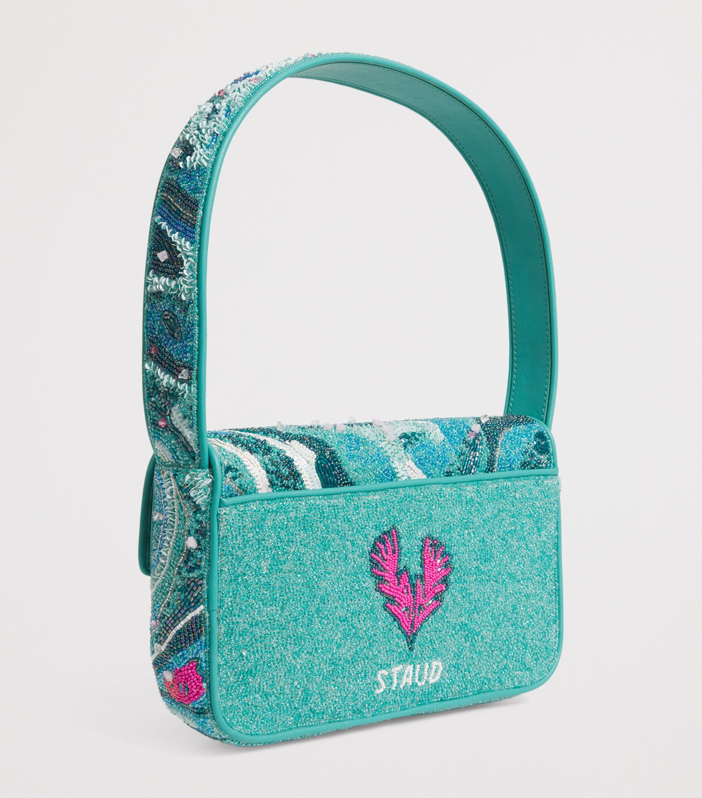 STAUD Beaded Tidal Wave Tommy Shoulder Bag Tidal Wave Image 3