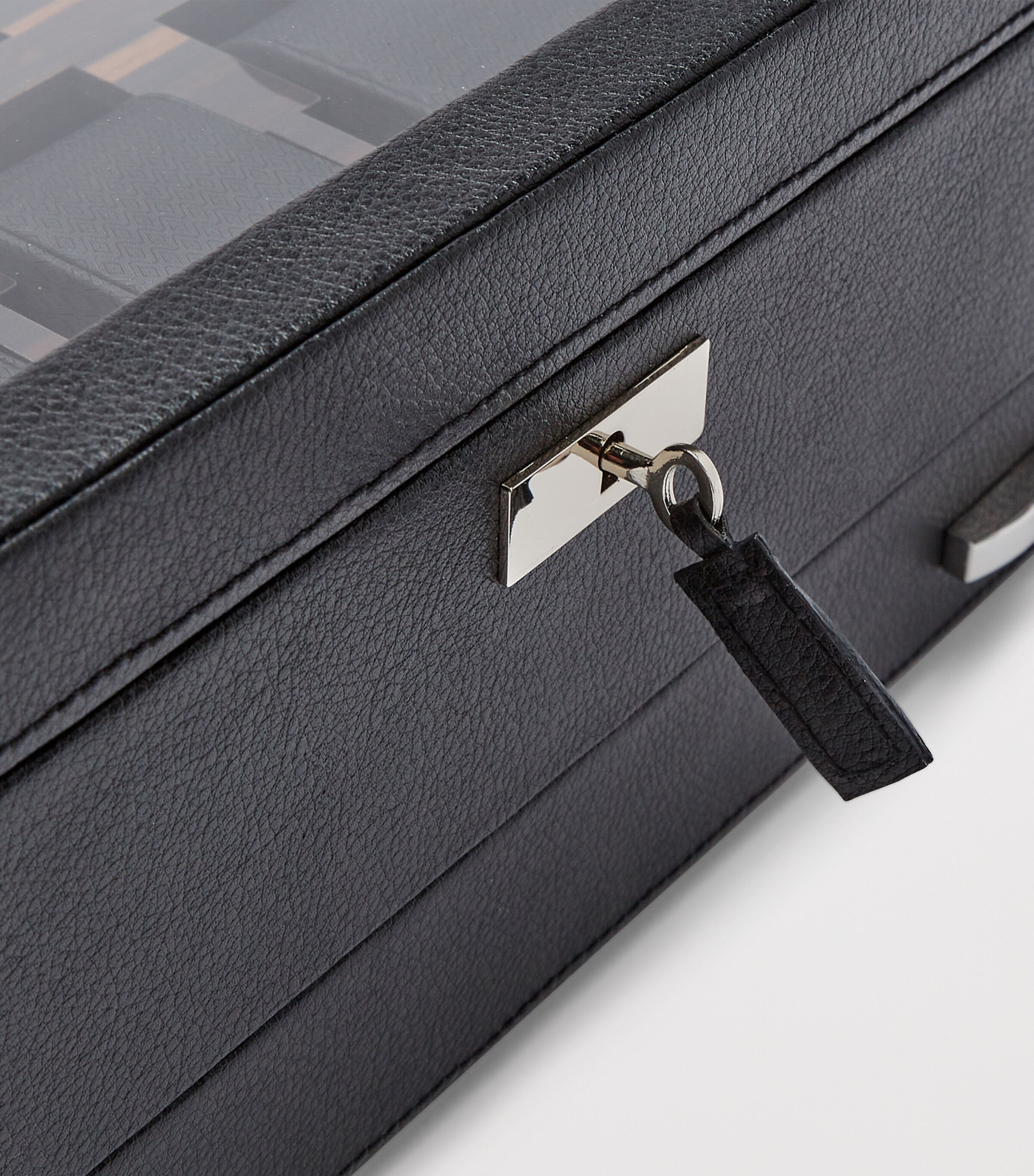 WOLF Vegan Leather Roadster Watch Box Black Image 7