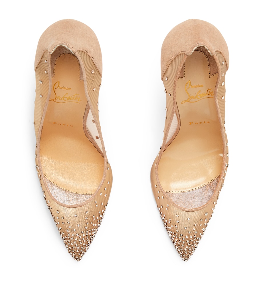 Follies Strass Suede Pumps 100 F065 Image 6