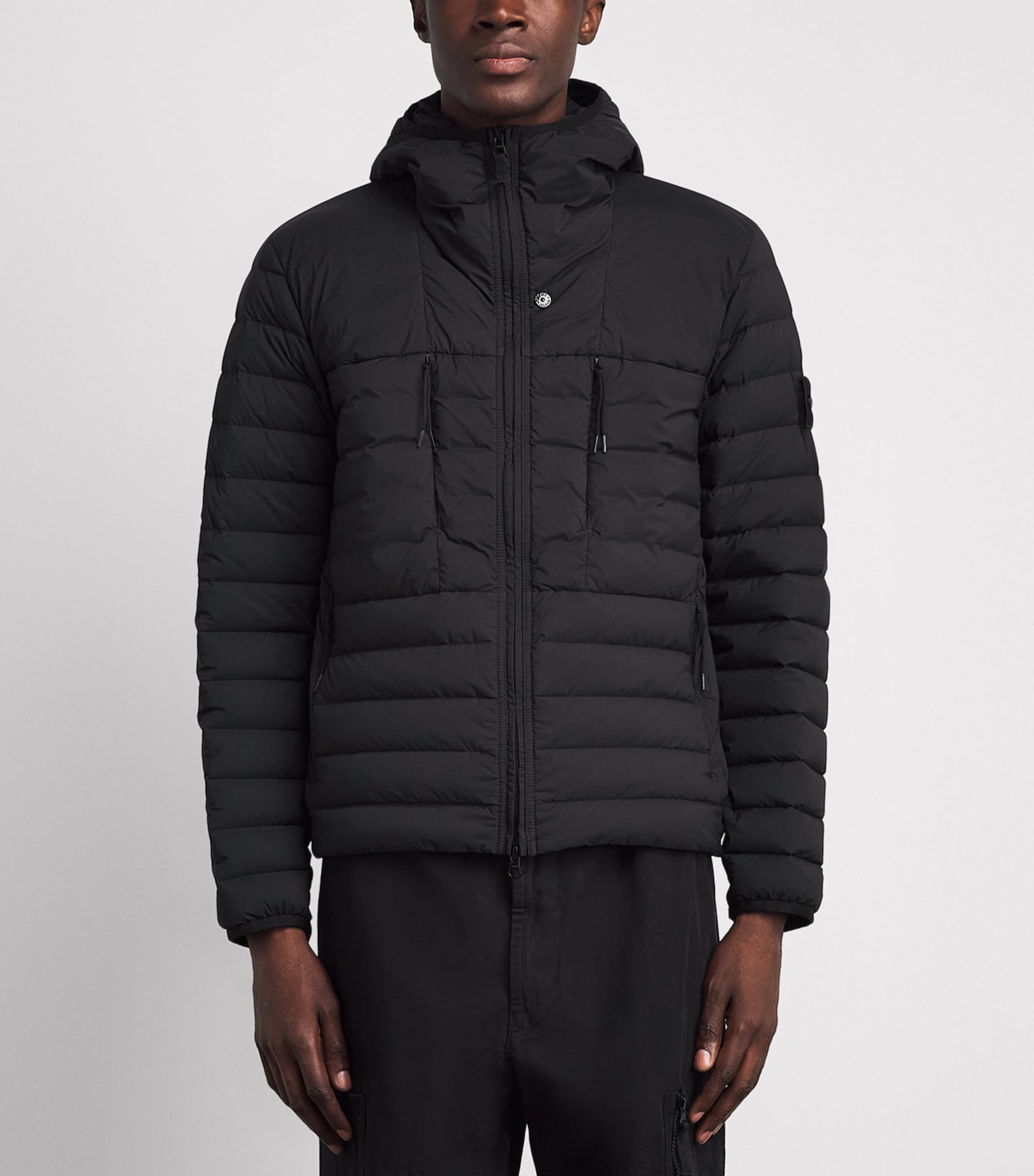 Stone Island Mens Down Cordura Puffer Jacket Image 4