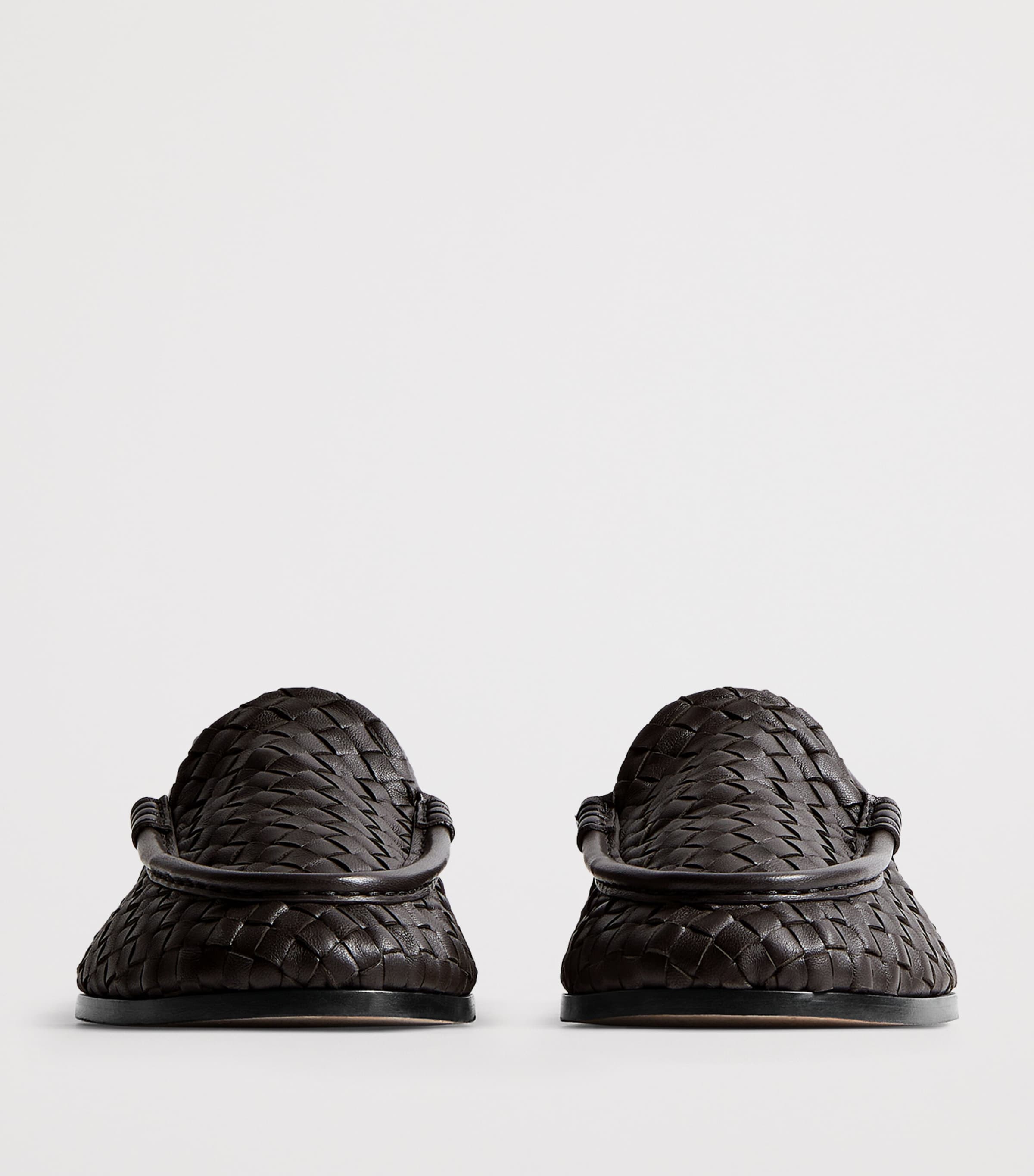 Bottega Veneta Leather Intrecciato Loafers Image 3