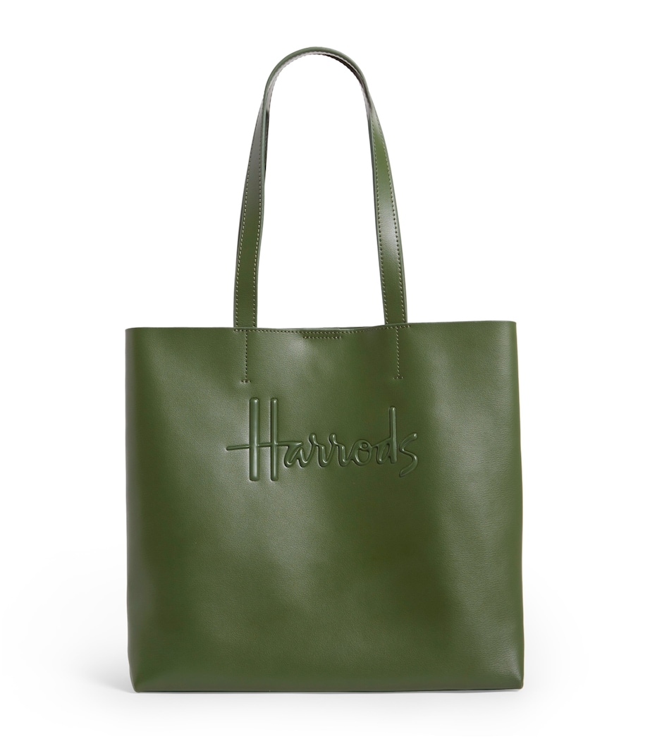 Medium Leather Kensington Tote Bag BLUE Image 1