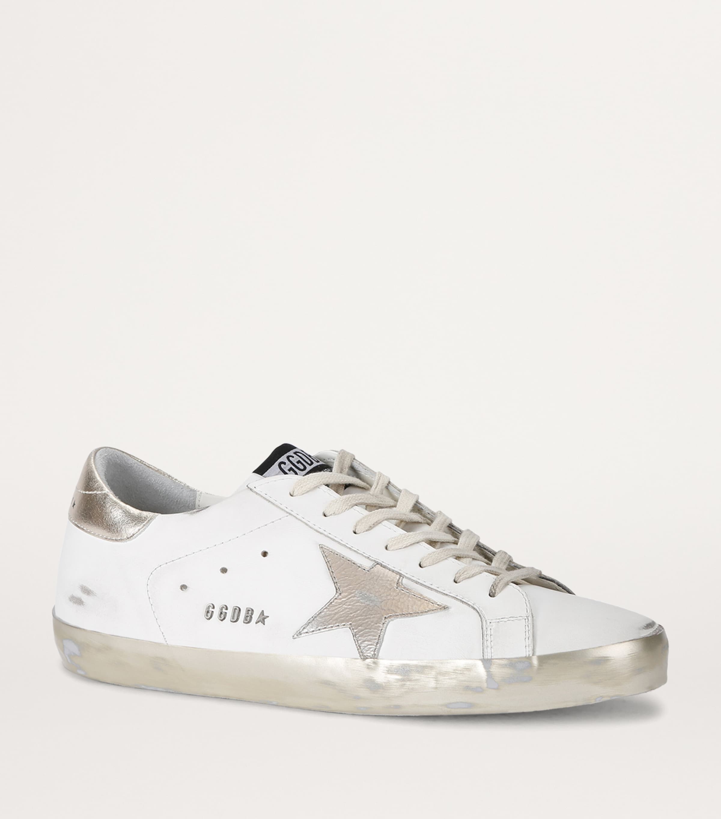Leather Super-Star Sneakers GOLD COMB Image 3
