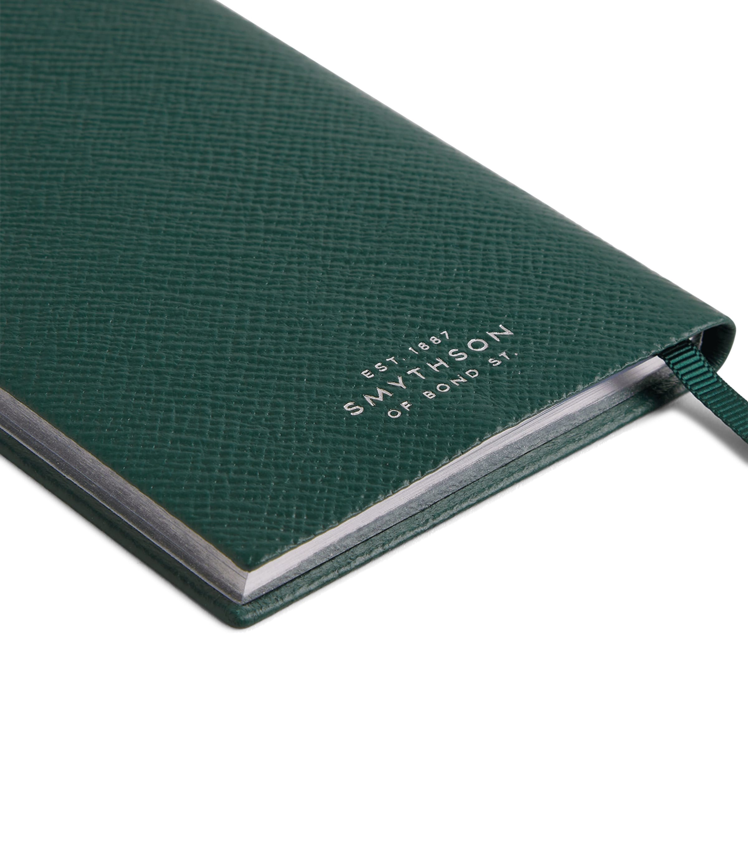 Smythson Leather Panama Weekly Diary 2027 Forest Green Image 6