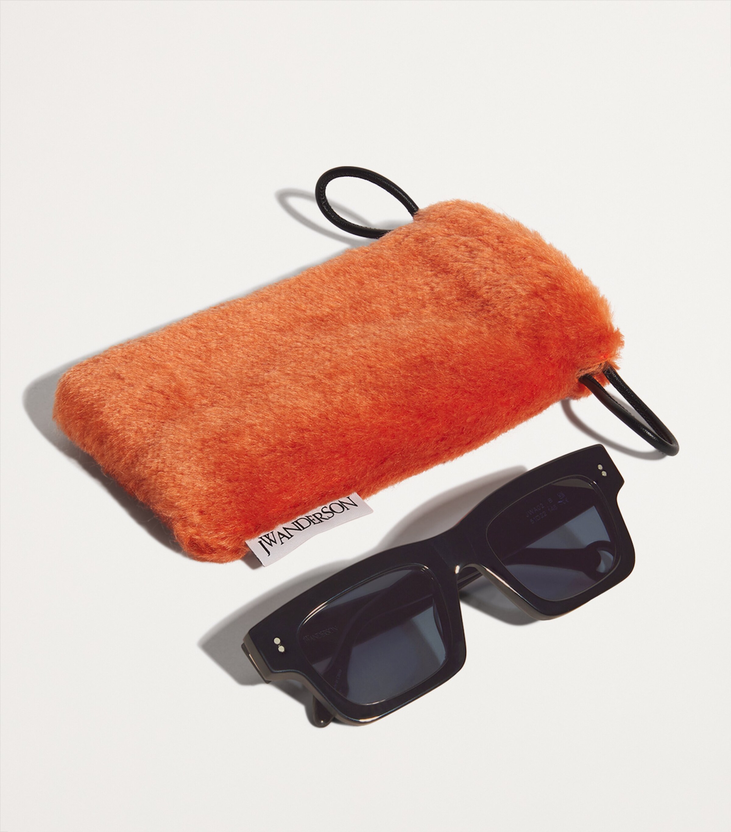 サングラス Jwa02 Sunglasses - J.W. Anderson - Acetate - Black JWA002 - Rectangular Sunglasses – JW Anderson