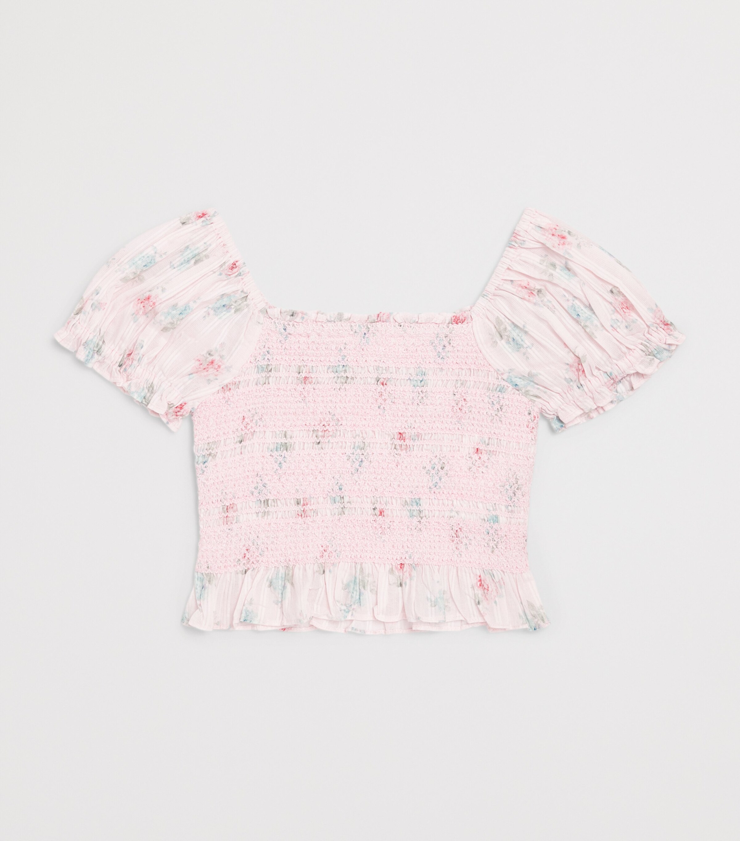 LoveShackFancy Cotton Fabielle Top (2-6 Years) Eudrseau De Rose Image 2