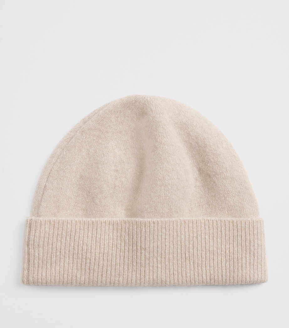 Cashmere-Blend Brushed Beanie AFFOGATO Image 2