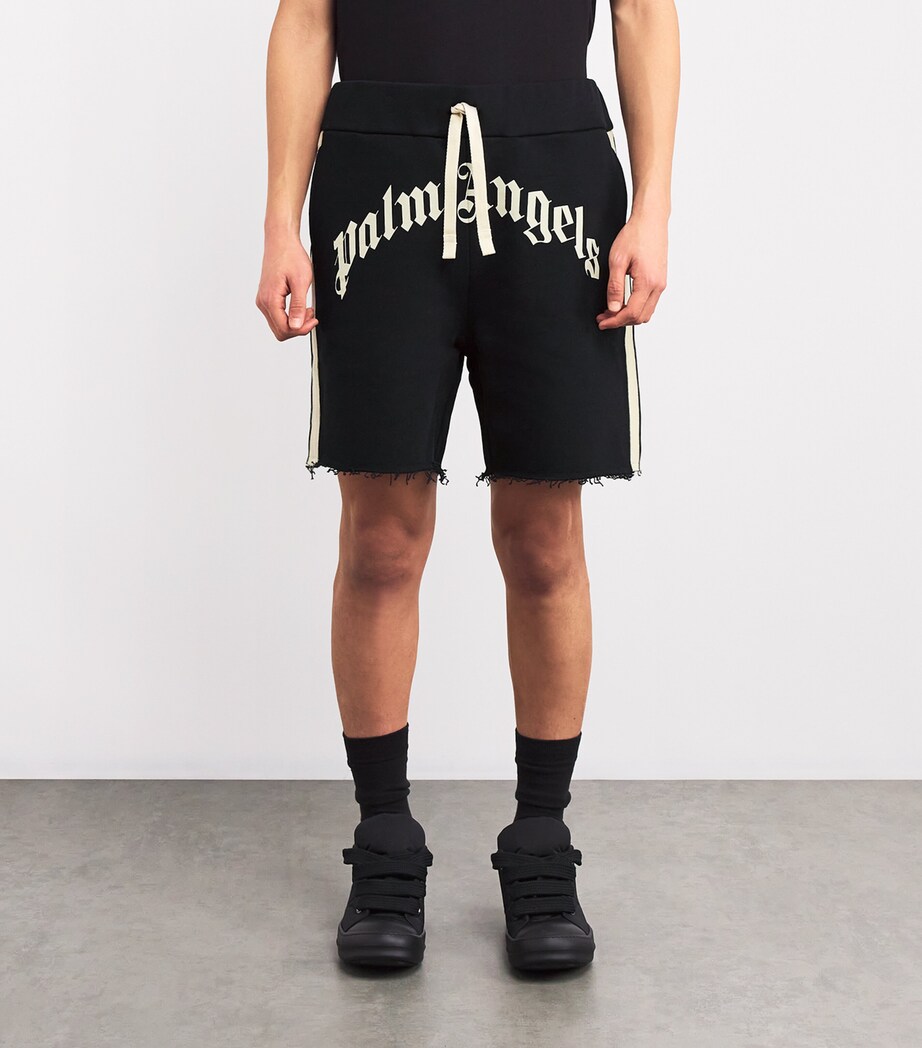 Logo Track Sweatshorts BLACK Image 3