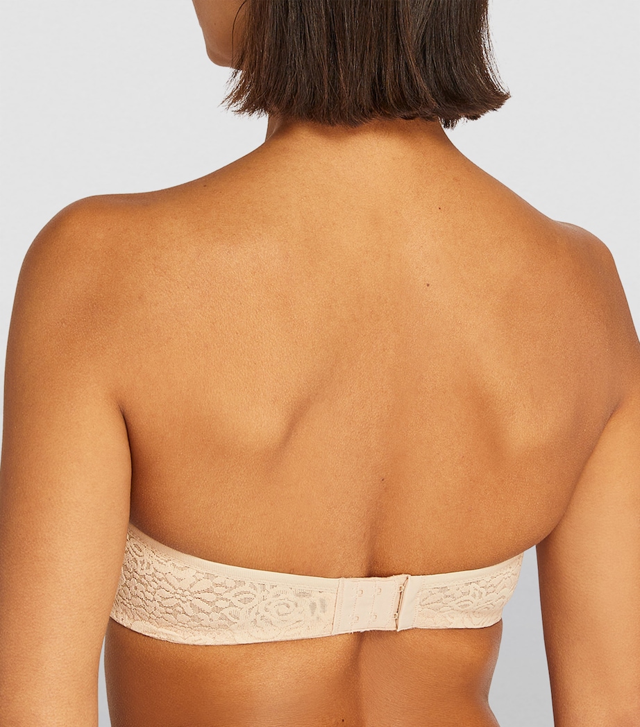 Lace Halo Strapless Bra NUDE Image 3