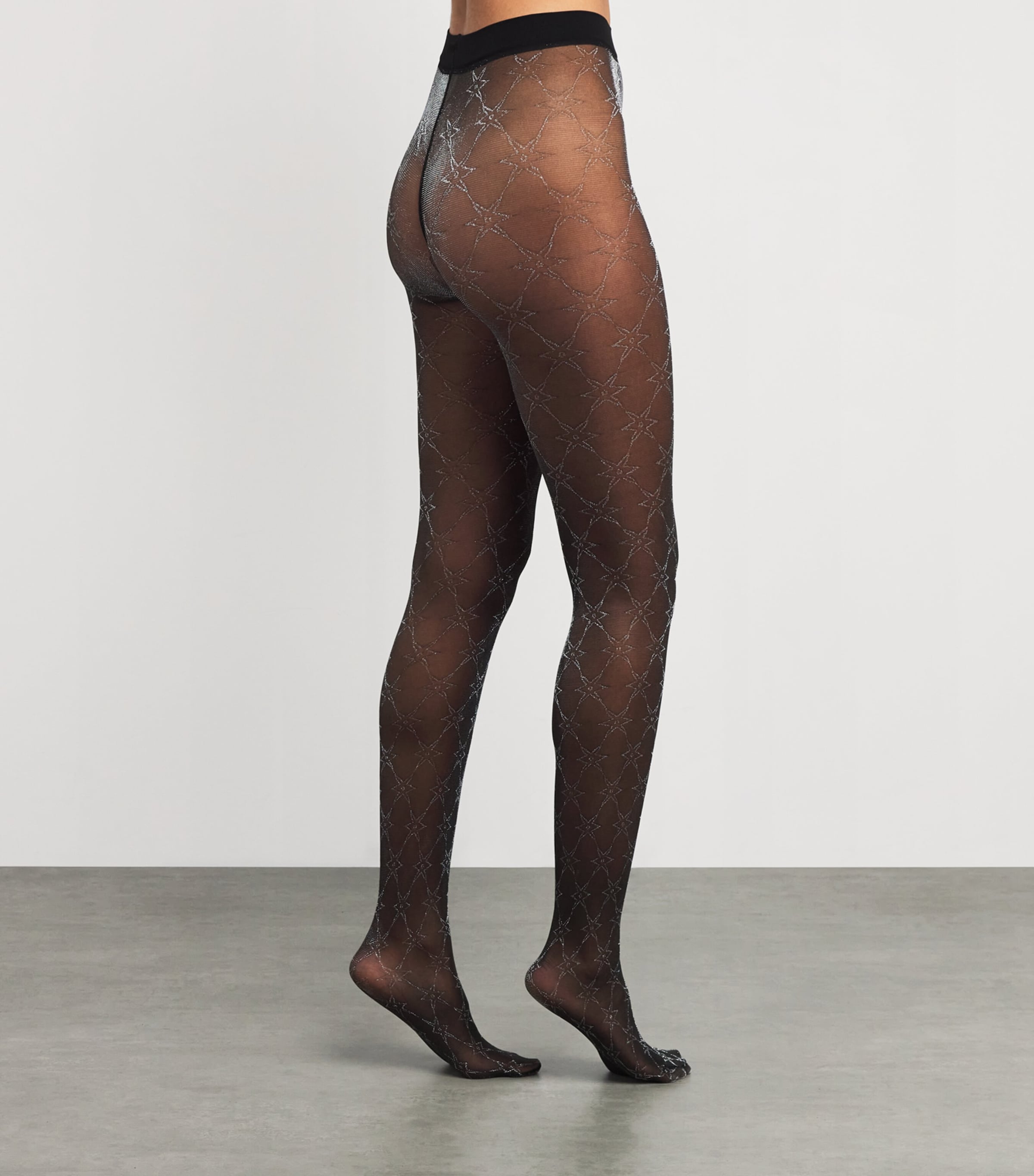 Lurex Galaxy 20 Tights 3103 BLACK/SILV Image 3