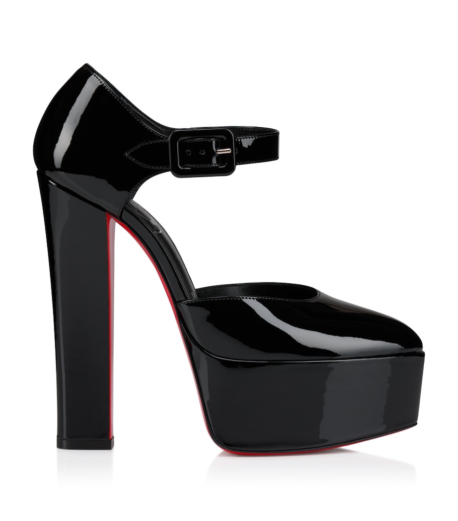 Christian Louboutin Jenna Buckle 150 Patent Pumps Image 1