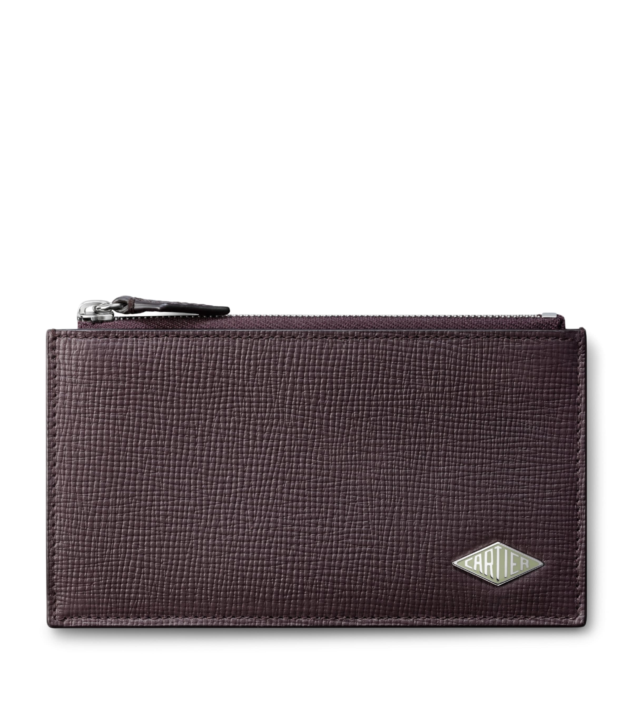 Cartier Leather Losange Card Holder Ebony/pistachio Image 1