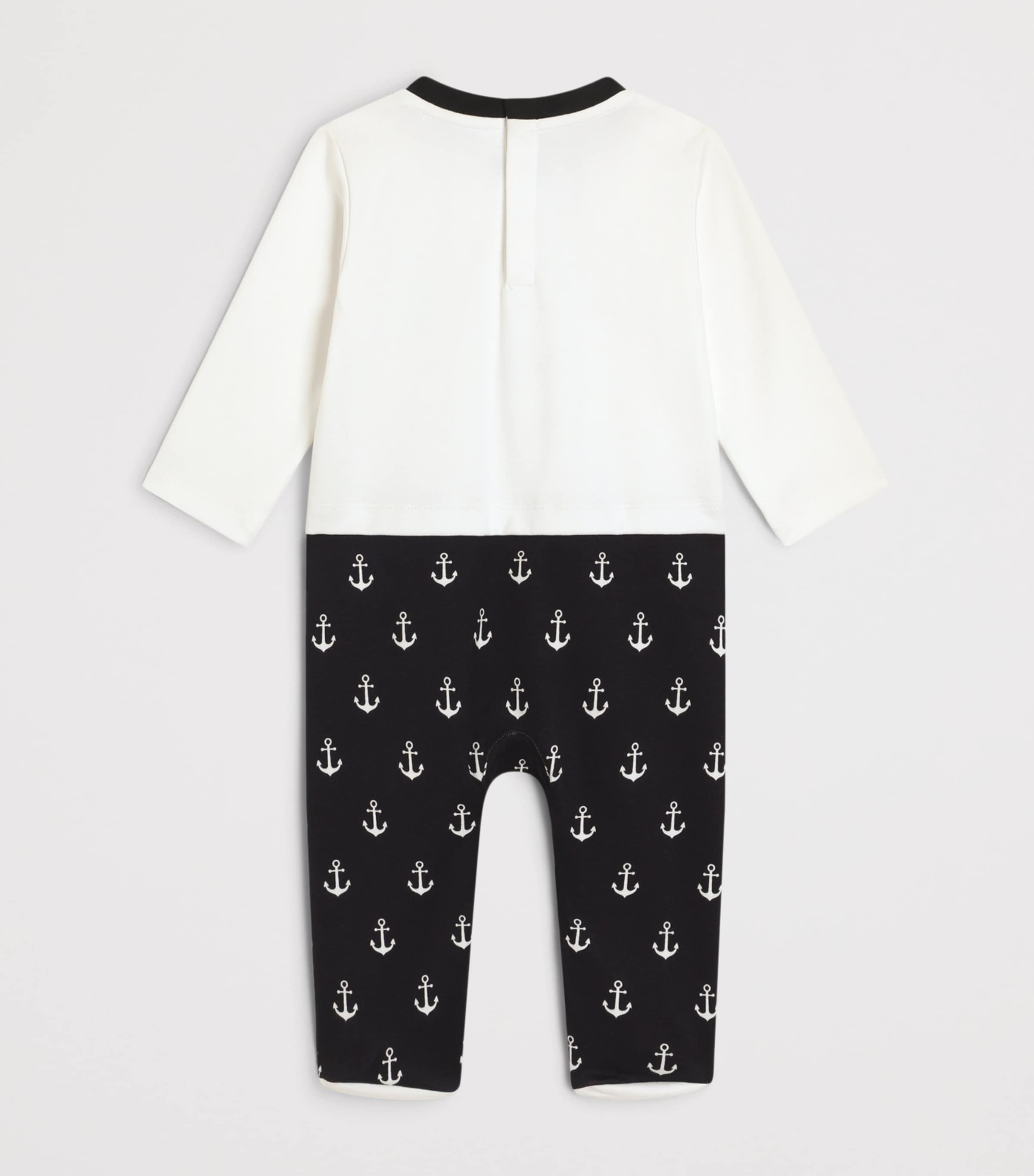 Dolce&Gabbana Kids Cotton Marina Print All-In-One, Hat and Bib Set (0-24 Months) — foto 2