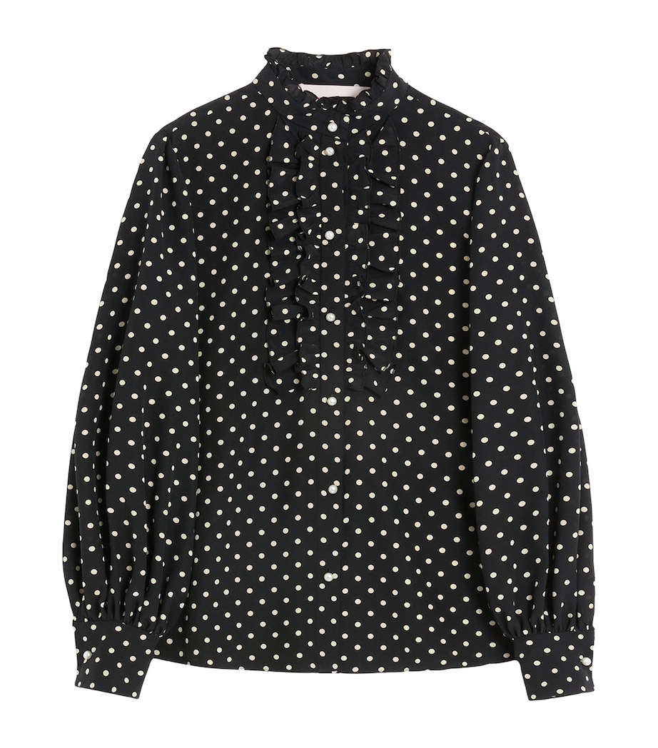 Silk Polka-Dot Blouse TB1 Image 1