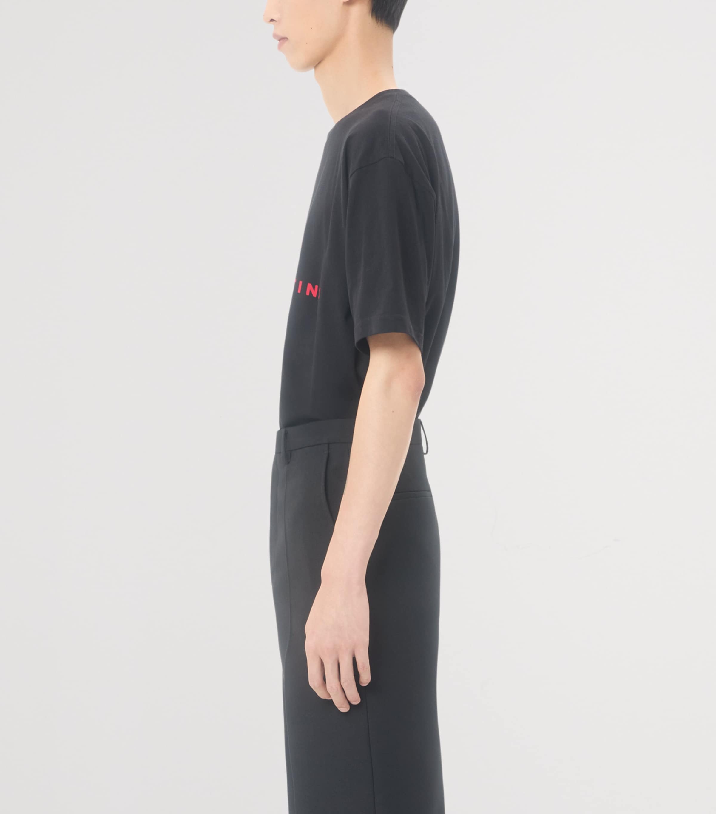 Cotton Made in Valentino Logo T-Shirt 0NR Image 3