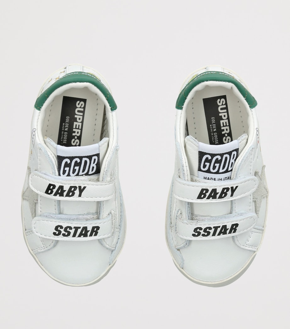 Golden Goose Leather Baby School Astronaut Sneakers White/comb Image 3