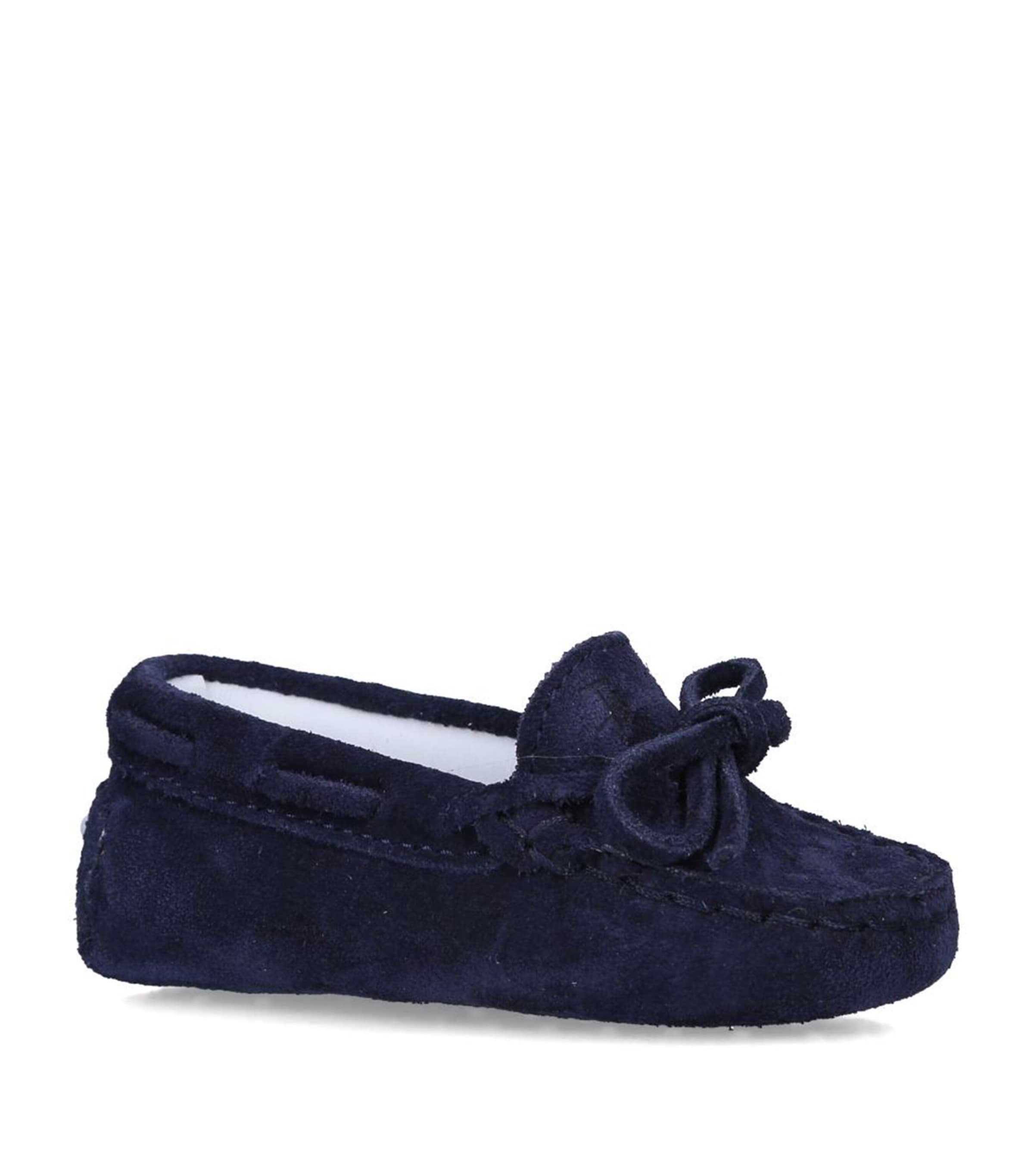 Tod's Suede Gommini Loafers Navy Image 1