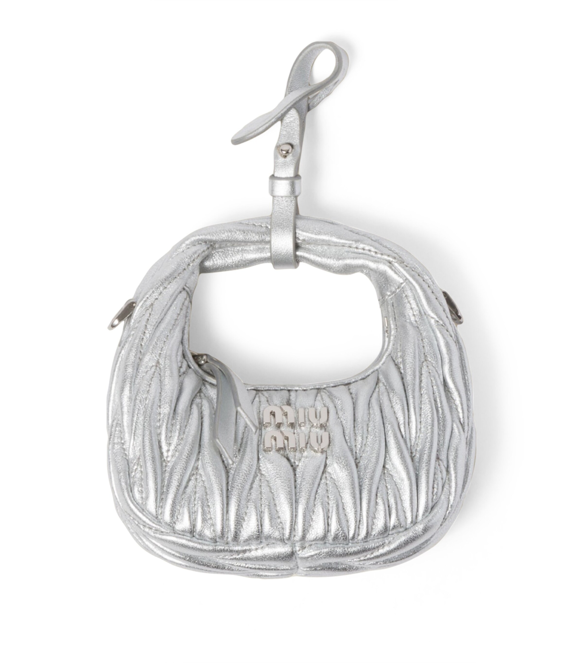 Micro Leather Wander Hobo Bag F0118 Image 1