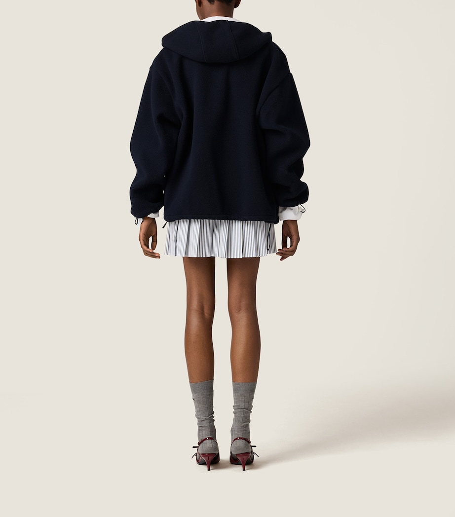 Fleece Zip-Up Hoodie F0008 Image 5