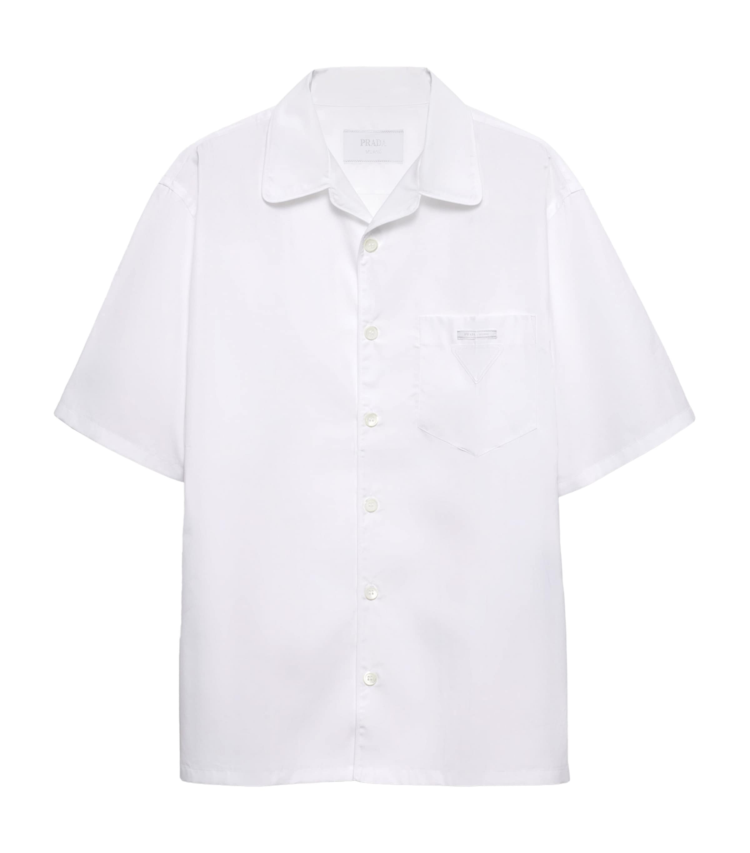 Prada Mens Cotton Oversized Bowling Shirt Image 1