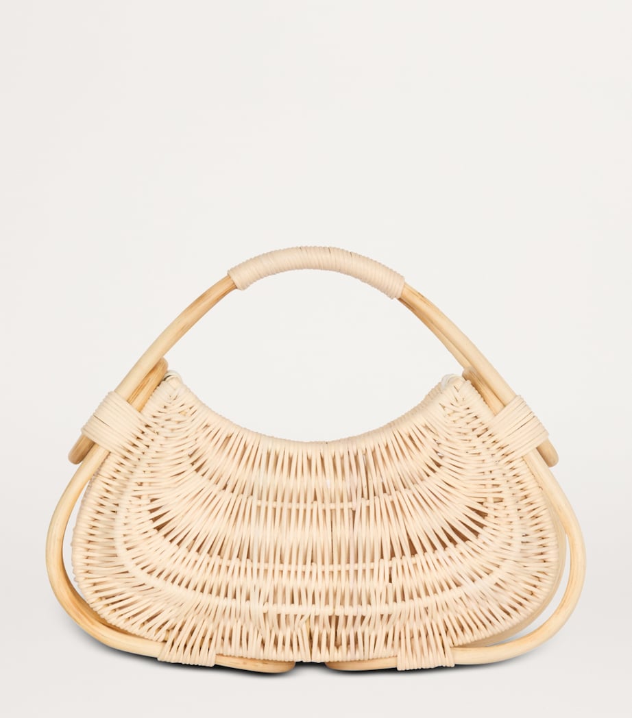 Medium Wicker Jolie Madame Top-Handle Bag 0AT BEIGE ROS Image 7