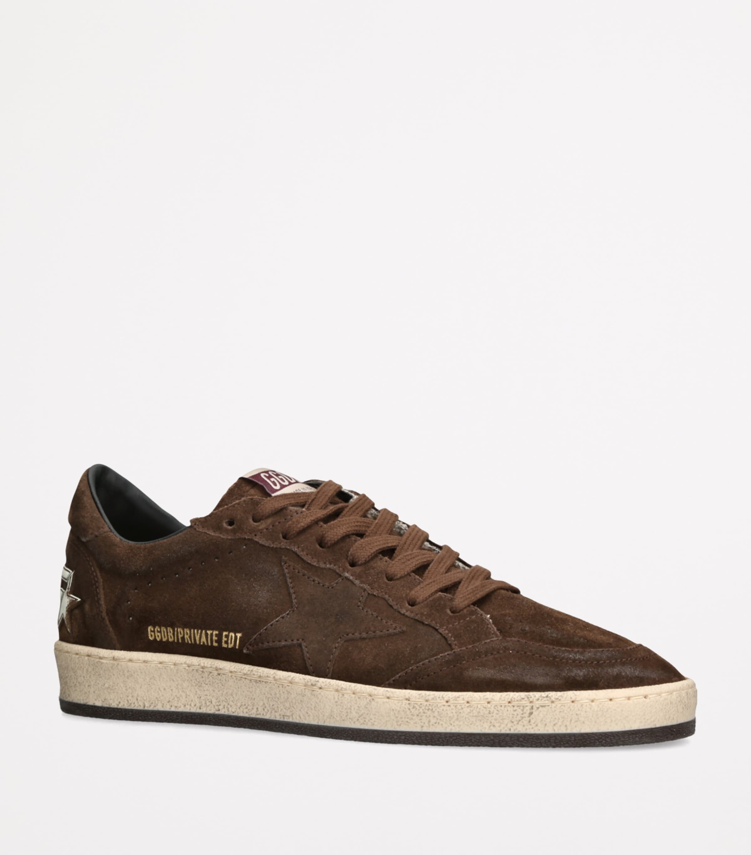 Suede Ball Star Sneakers DARK BROWN Image 3