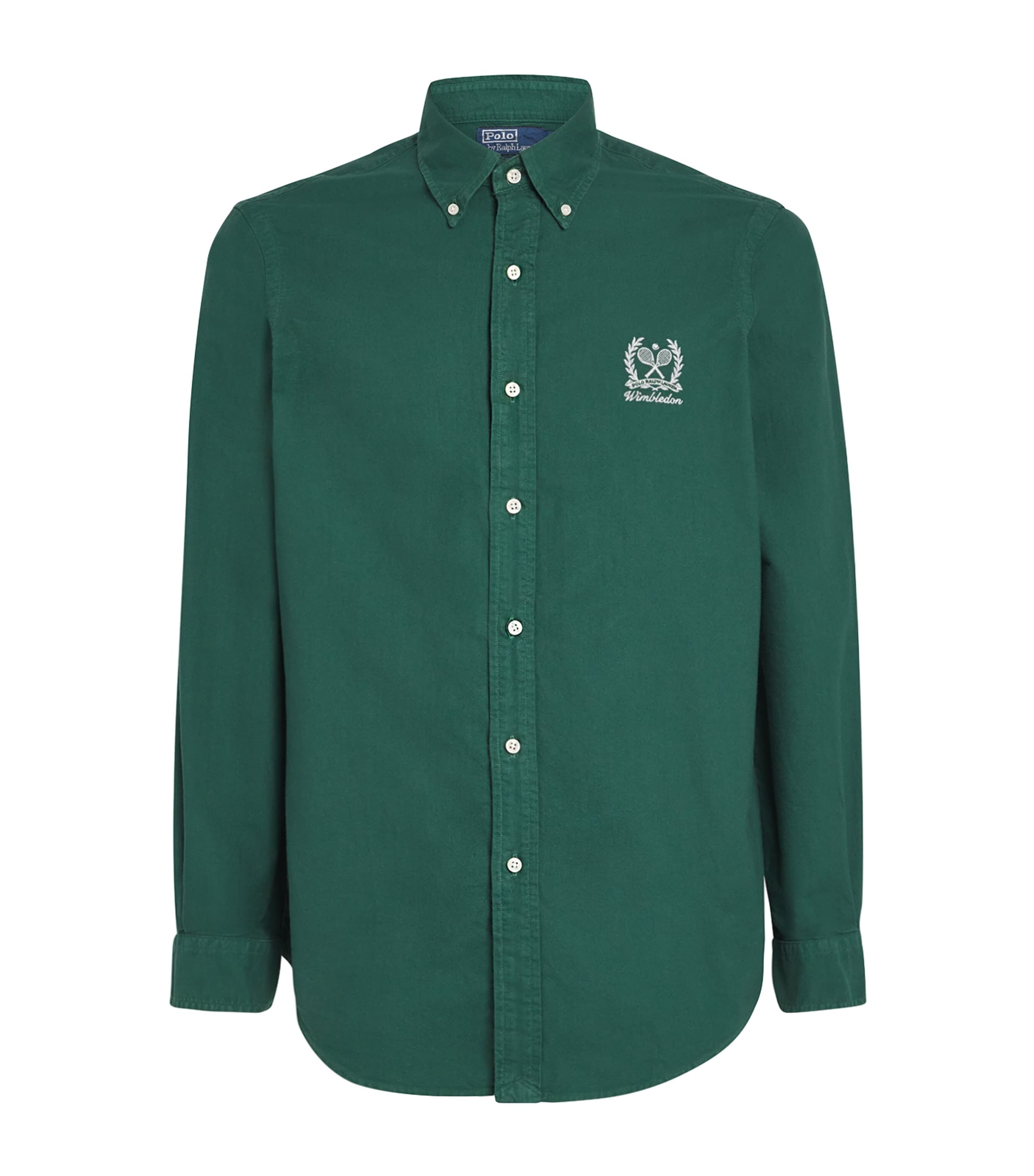 Polo Ralph Lauren X Wimbledon Logo Shirt In Green
