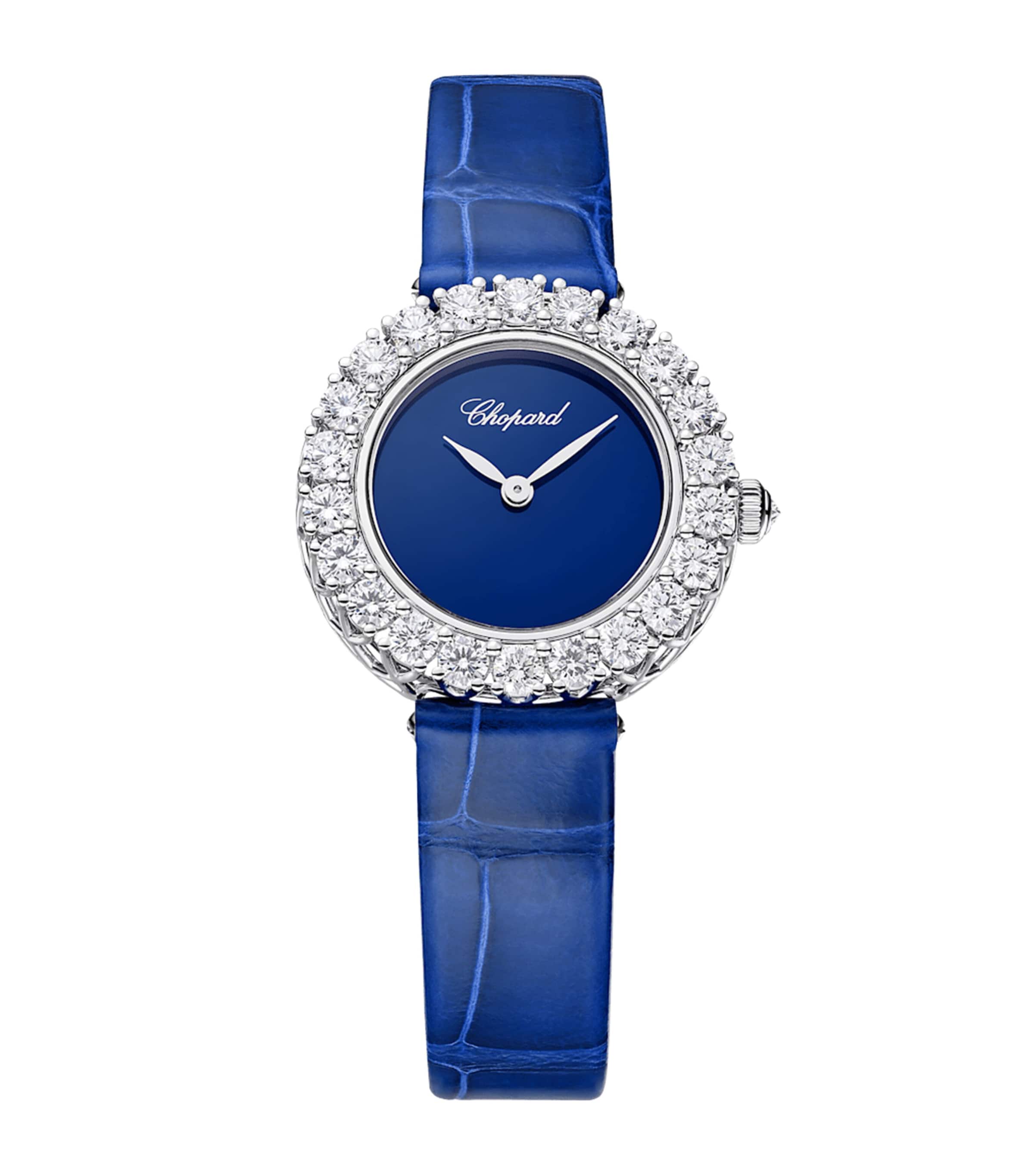 White Gold, Diamond and Agate L'Heure du Diamant Watch 26mm 18K WHITE GOLD Image 1